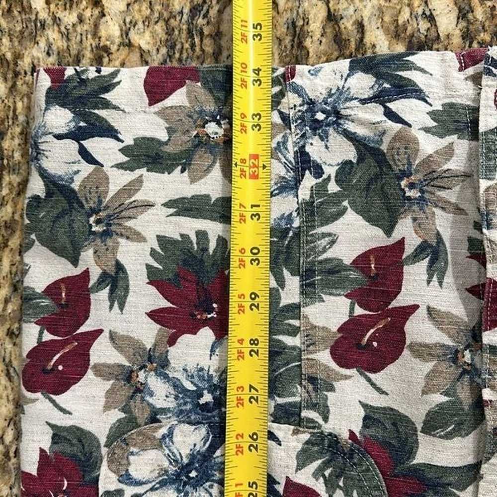 Stampede Vintage Floral Print Cotton Button Front… - image 7