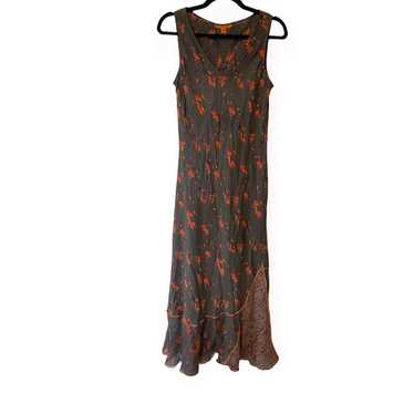 Harari 100% Silk Maxi Dress - image 1