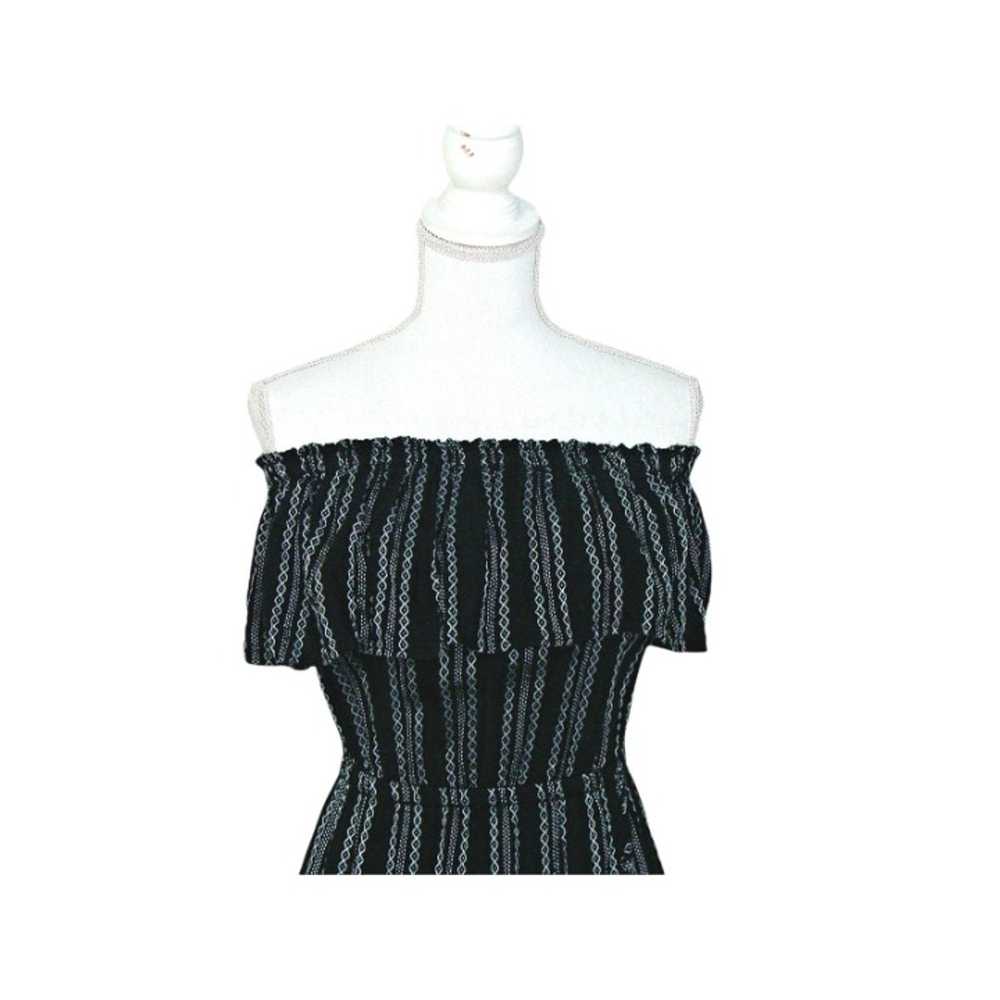 Elan Womens Black White Striped Salsa Dancing Spa… - image 3