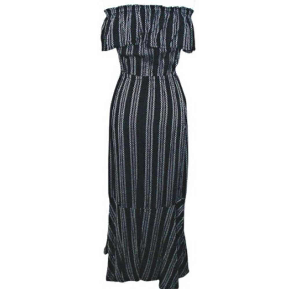 Elan Womens Black White Striped Salsa Dancing Spa… - image 5