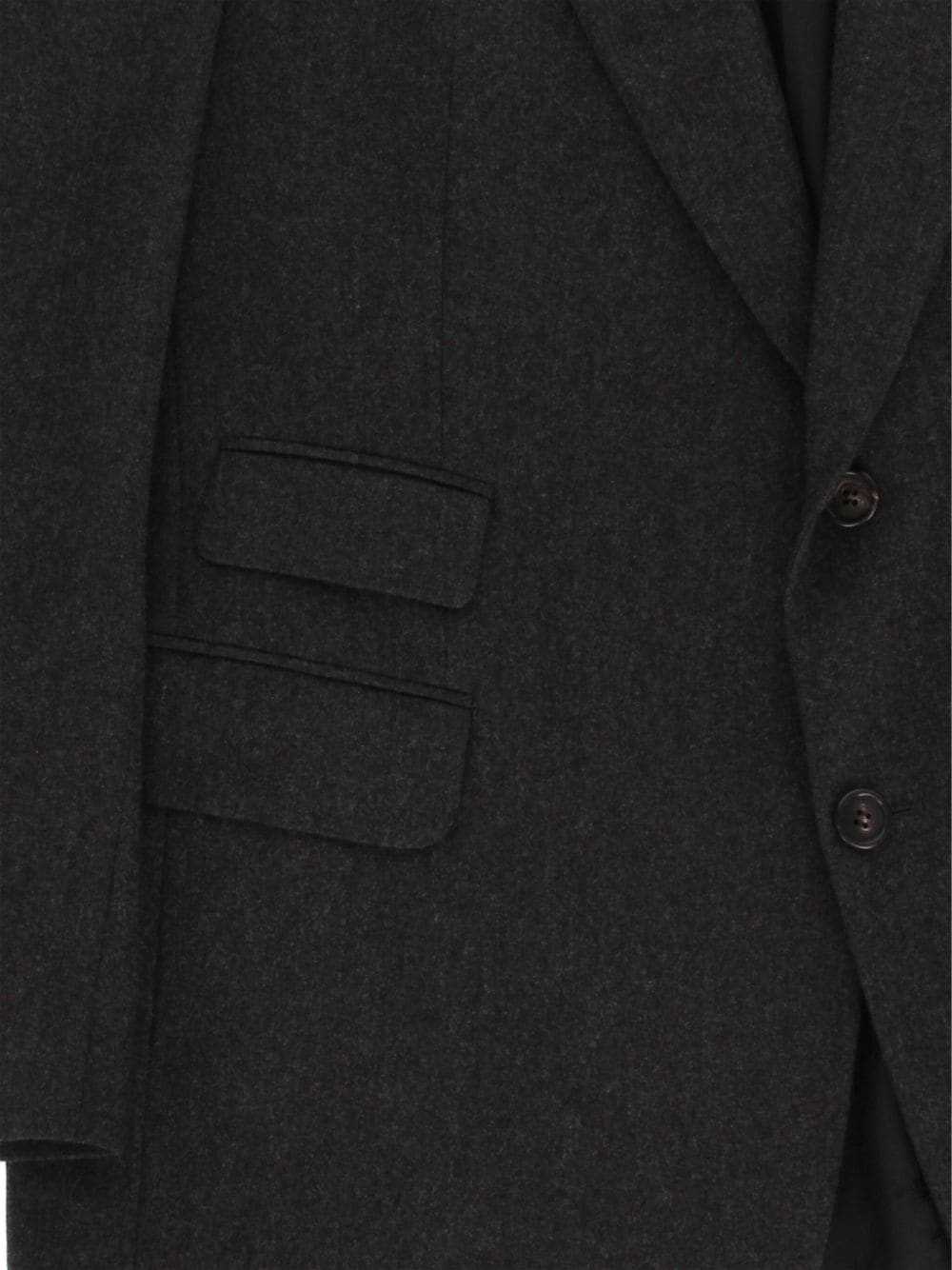 Burberry Pre-Owned 2000s notched blazer - Grey - image 3