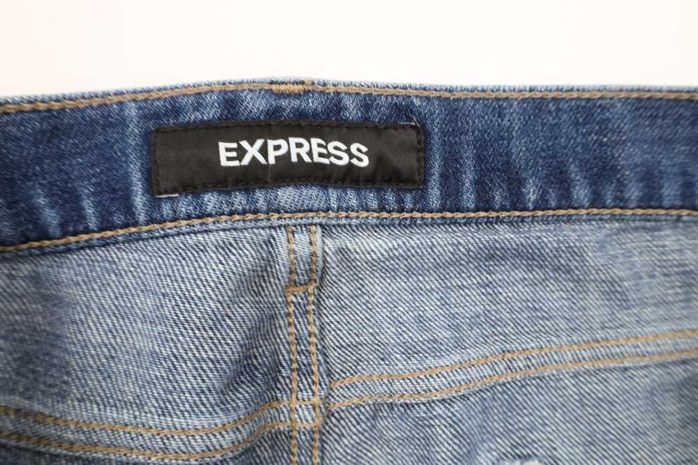 Express × Vintage Express Ripped Slim Fit Straigh… - image 7