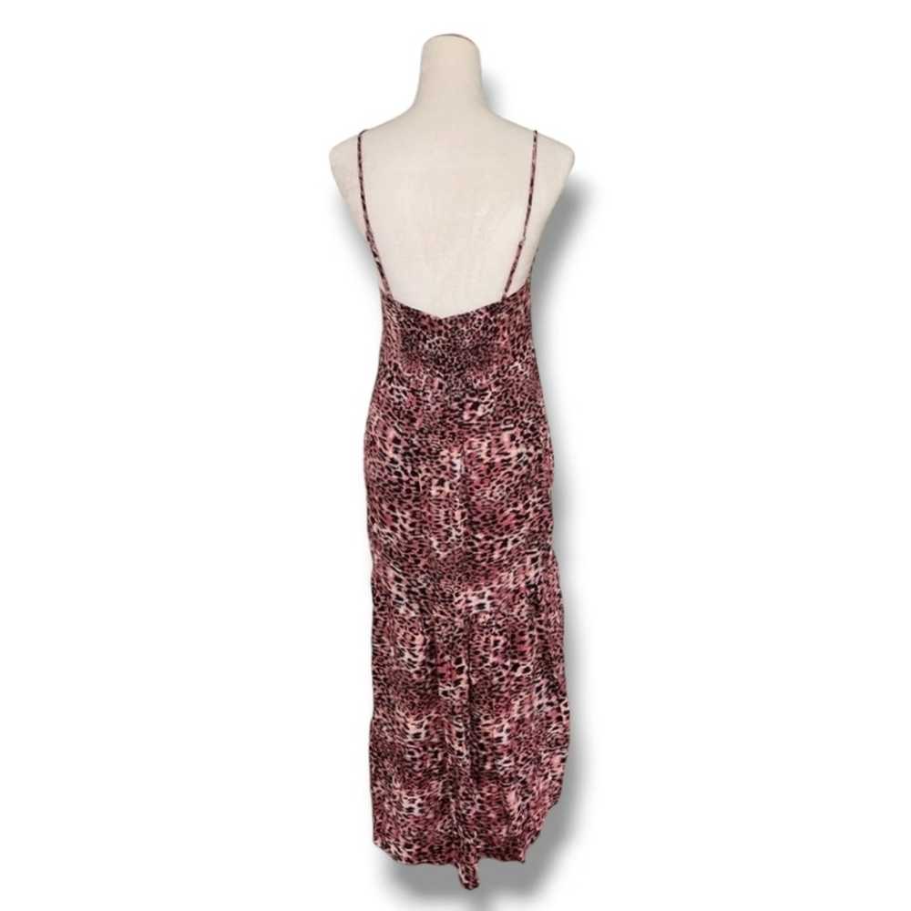 Millenium Pink Cheetah Print Vintage Maxi Dress - image 2