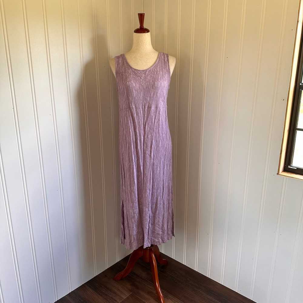 Vintage 90s/Y2K Chadwicks Purple Maxi Dress size … - image 2