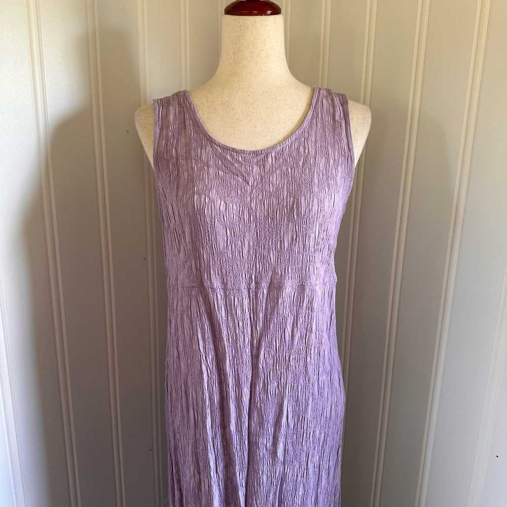 Vintage 90s/Y2K Chadwicks Purple Maxi Dress size … - image 4