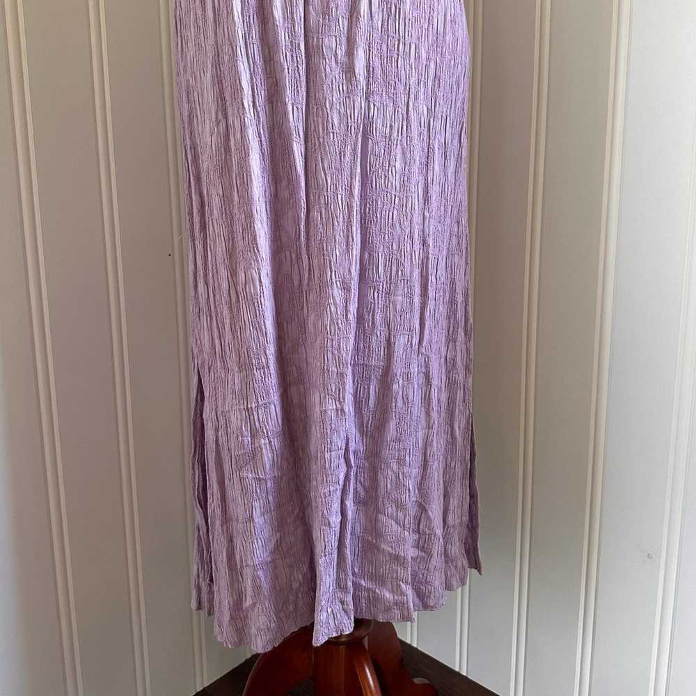 Vintage 90s/Y2K Chadwicks Purple Maxi Dress size … - image 5