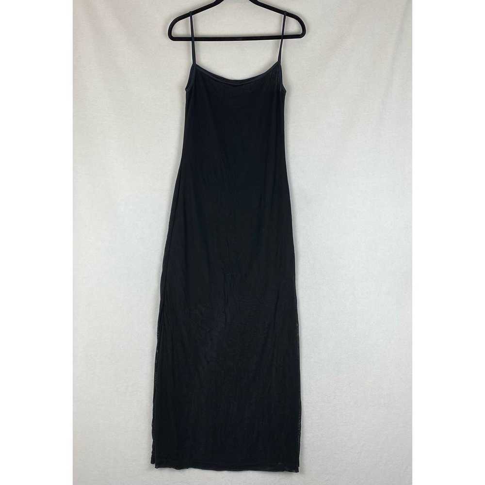 Vintage Steve Madden Maxi Dress Size Medium Black… - image 1