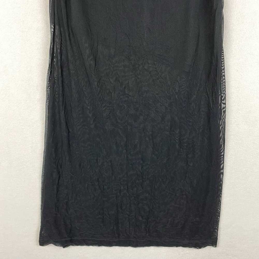 Vintage Steve Madden Maxi Dress Size Medium Black… - image 6