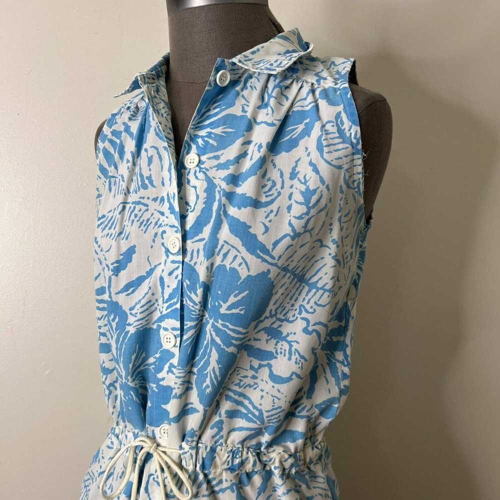 Vintage 1980's Justin aleen Womens Romper Tropica… - image 6