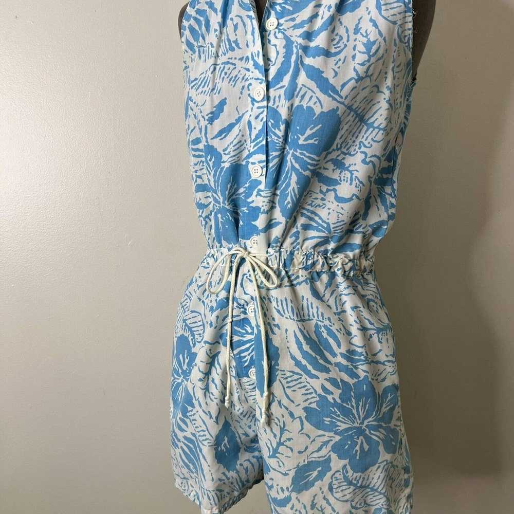 Vintage 1980's Justin aleen Womens Romper Tropica… - image 7