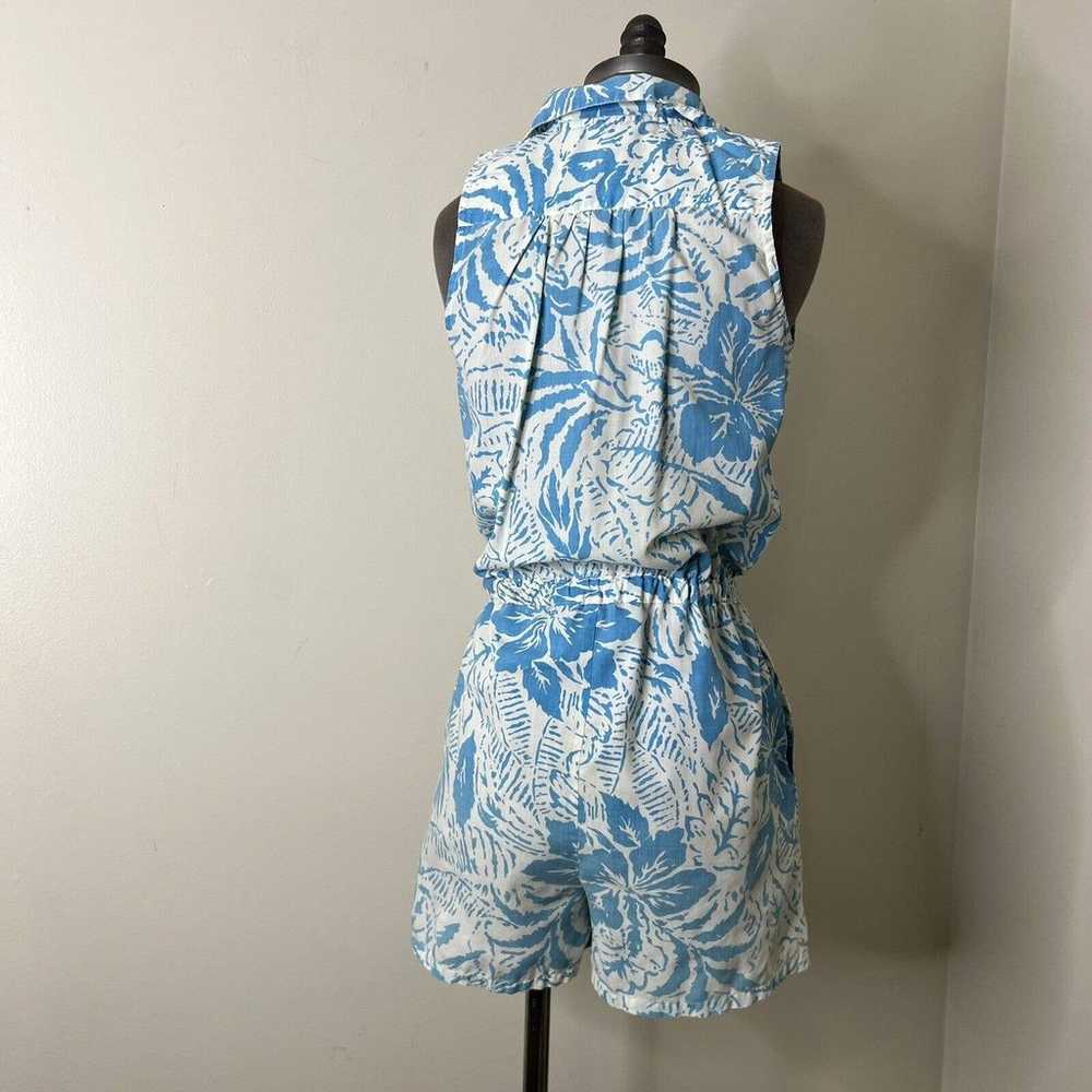 Vintage 1980's Justin aleen Womens Romper Tropica… - image 9