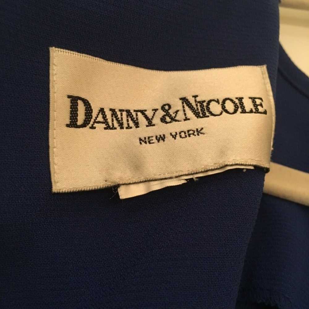 Danny & Nicole Womens Size 10 Vintage Blue Sleeve… - image 6