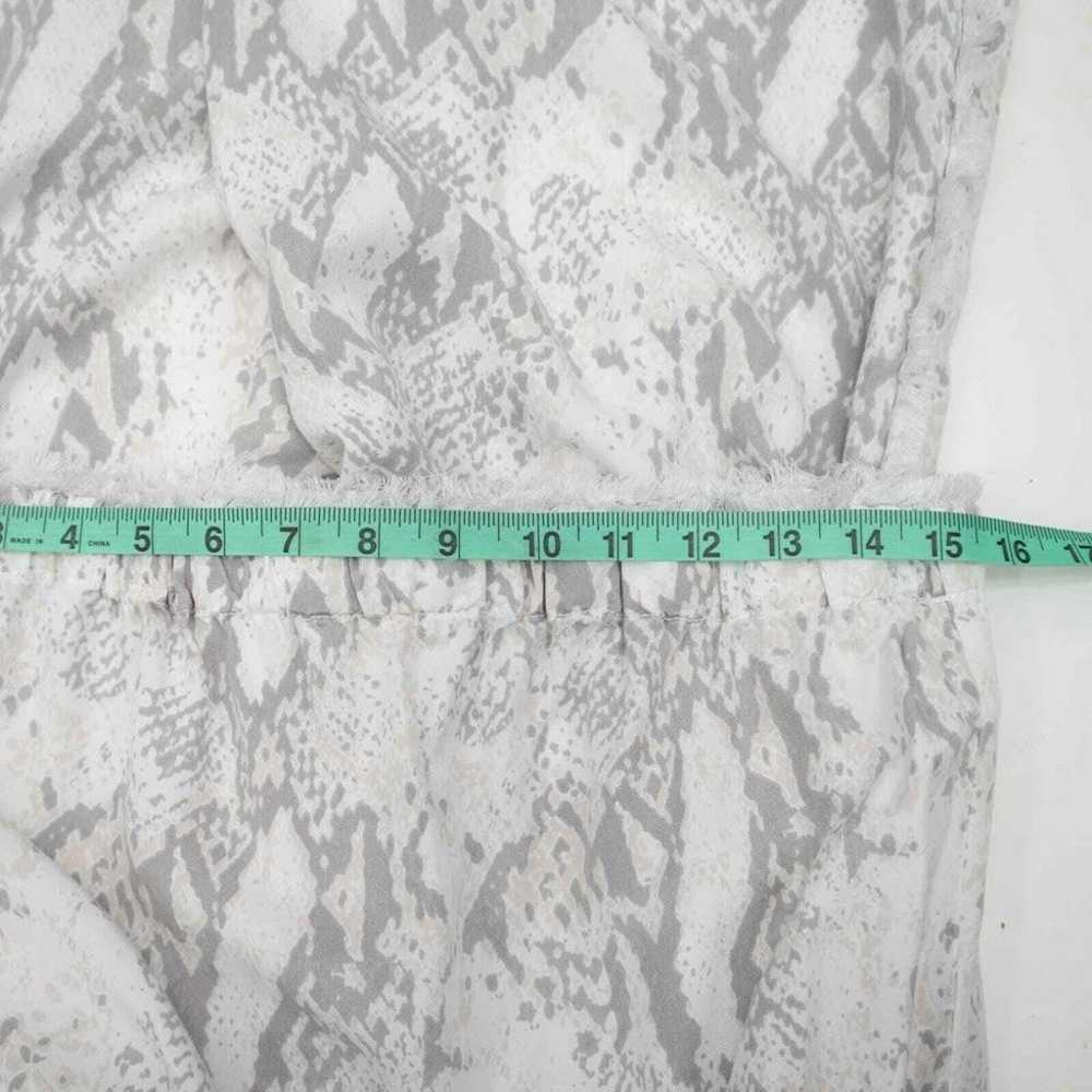 Vintage Havana Tencel Snakeskin Print Strapless S… - image 10