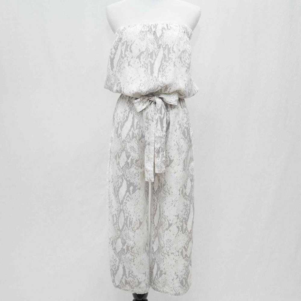 Vintage Havana Tencel Snakeskin Print Strapless S… - image 1