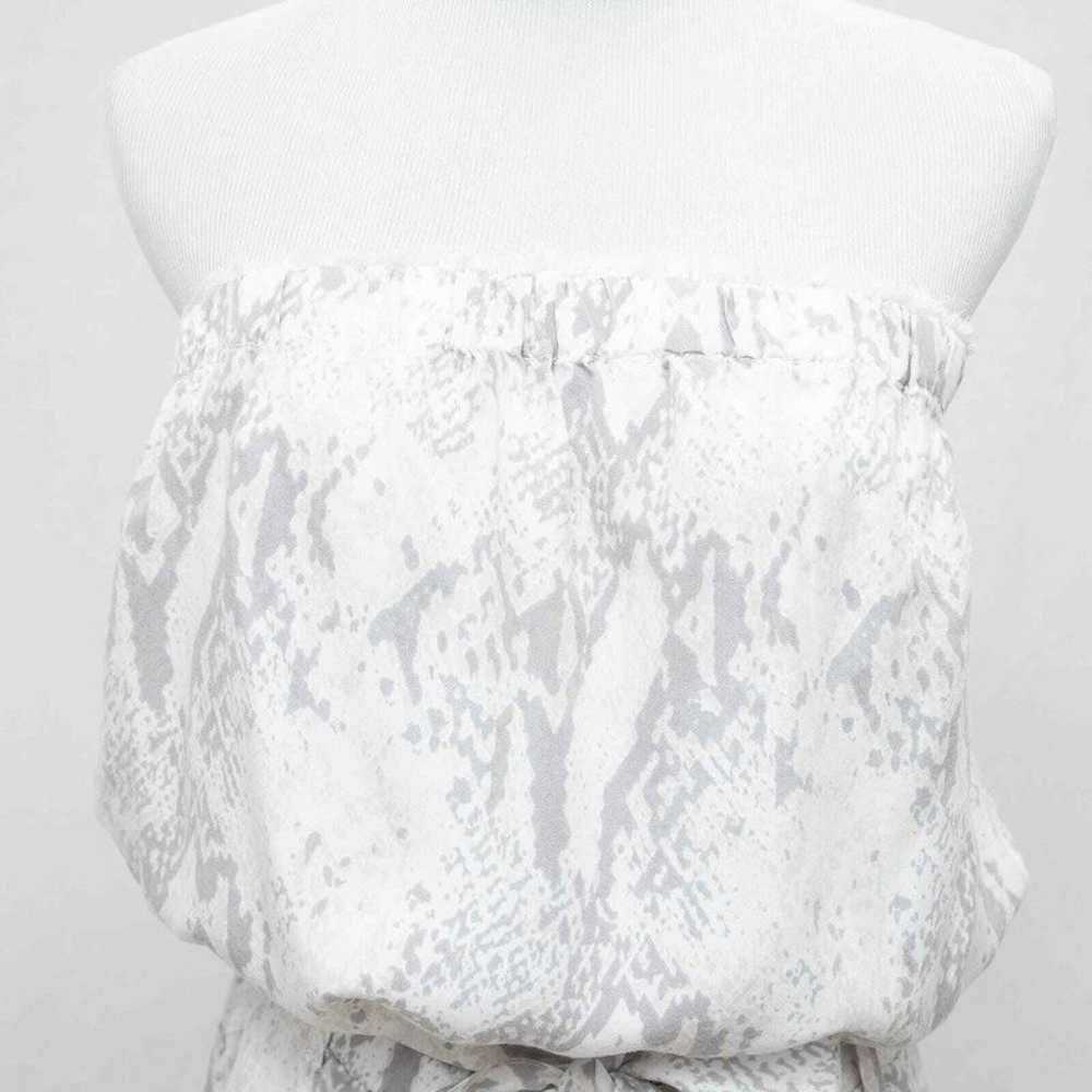 Vintage Havana Tencel Snakeskin Print Strapless S… - image 2