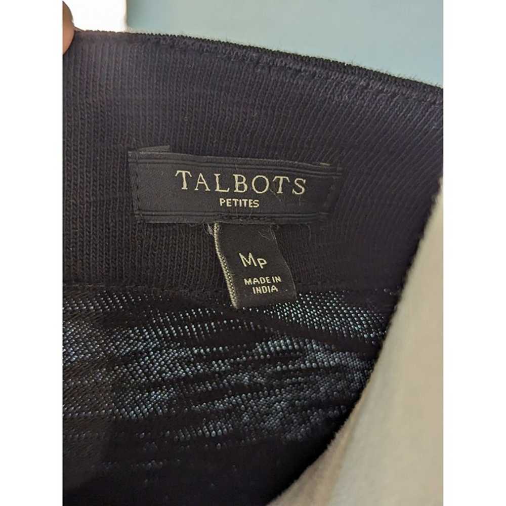 Talbots Women's Black White Cotton Embroidered Po… - image 10