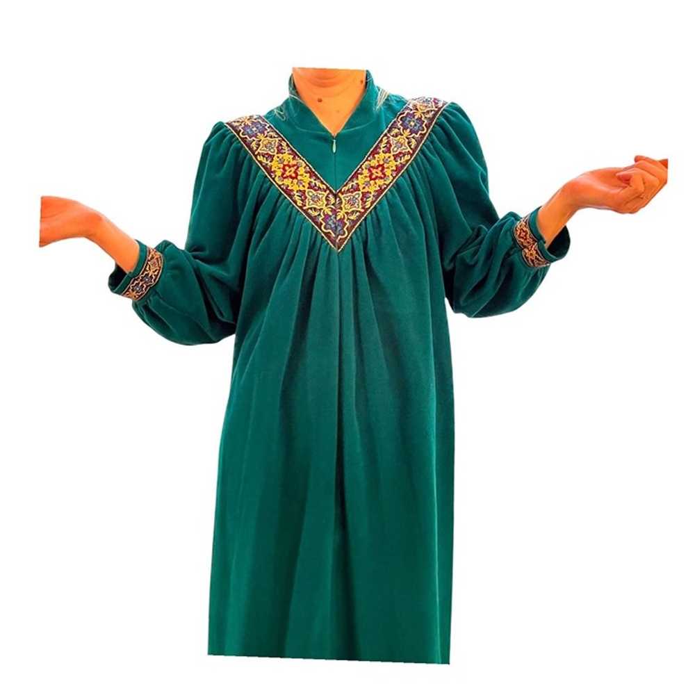 Vanity Fair Vintage Kaftan House Dress Robe Maxi … - image 5