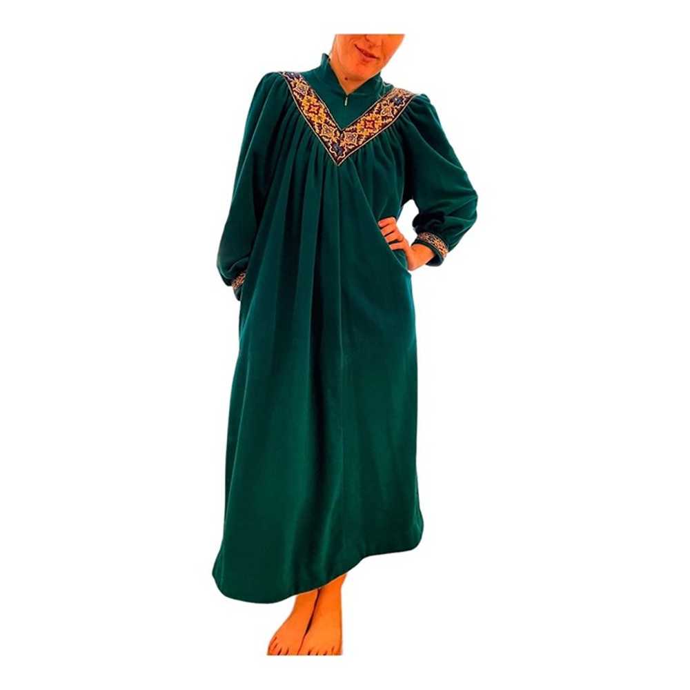 Vanity Fair Vintage Kaftan House Dress Robe Maxi … - image 6