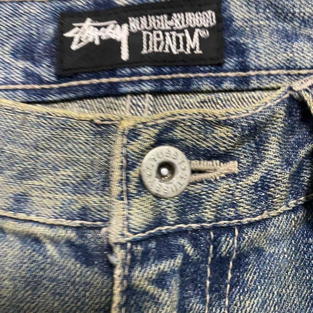 Stussy × Vintage Vintage Stussy Denim Mudwash Jea… - image 10