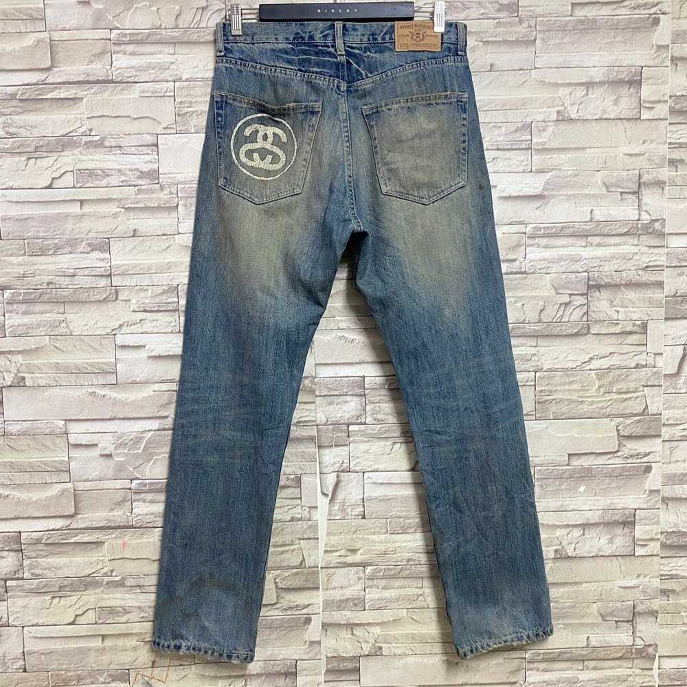 Stussy × Vintage Vintage Stussy Denim Mudwash Jea… - image 11