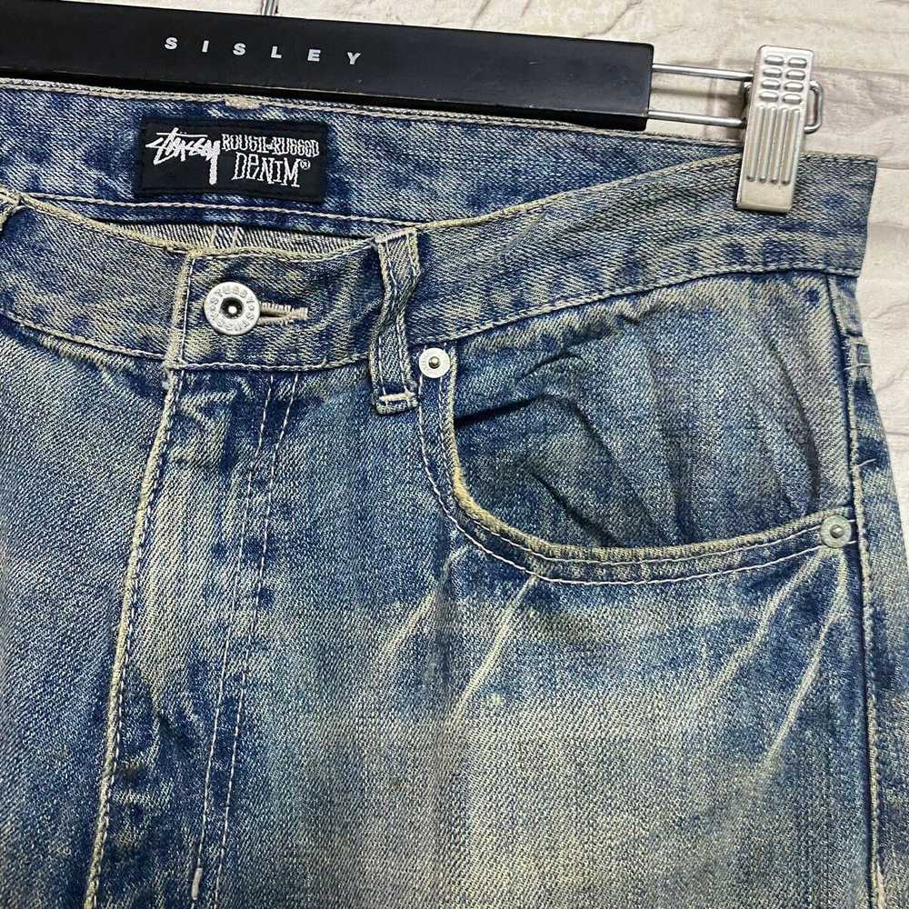 Stussy × Vintage Vintage Stussy Denim Mudwash Jea… - image 5