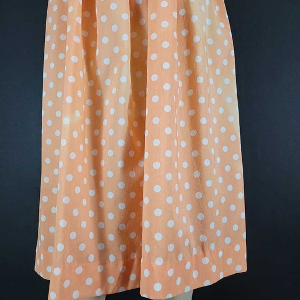 50s/60s Carol Brent Polka Dot Day Dress - image 3