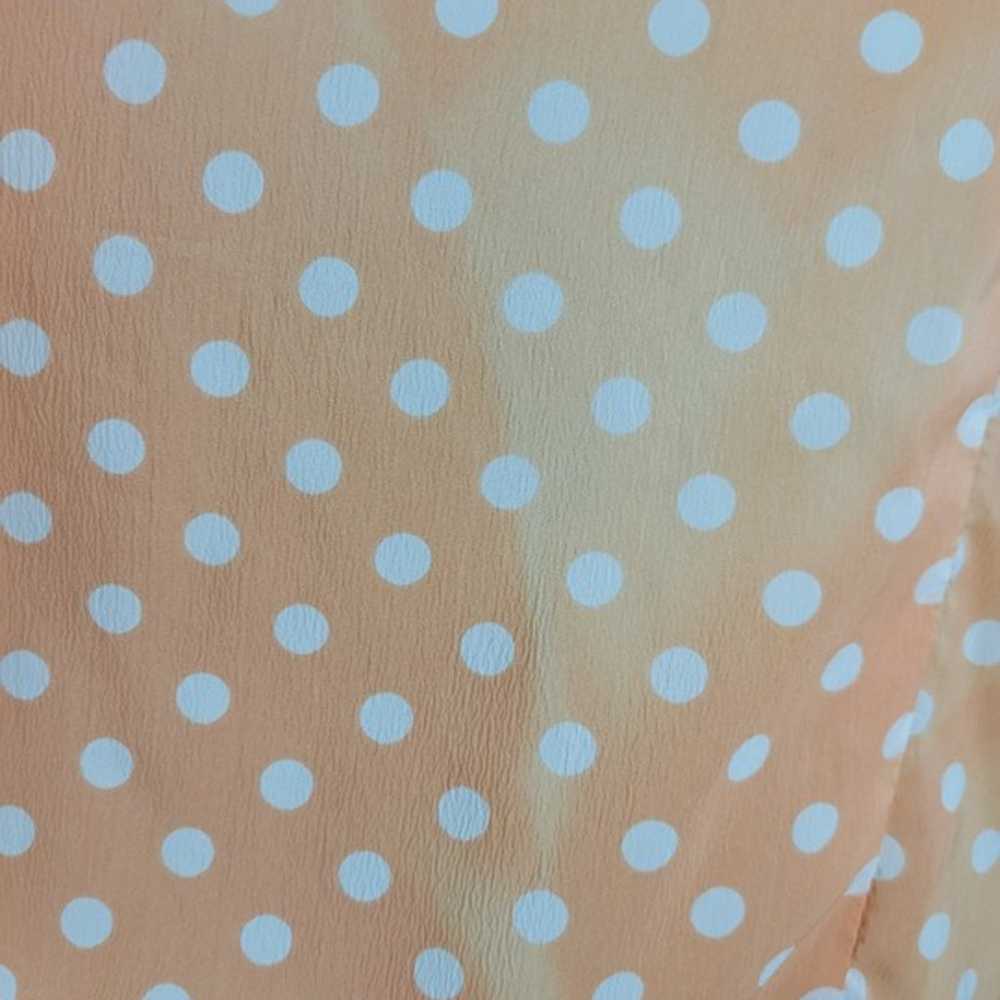 50s/60s Carol Brent Polka Dot Day Dress - image 8