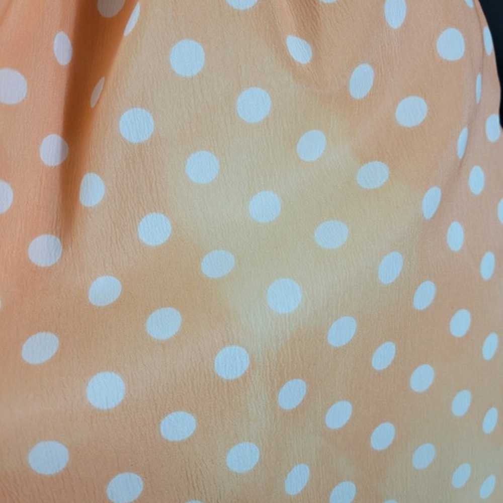 50s/60s Carol Brent Polka Dot Day Dress - image 9