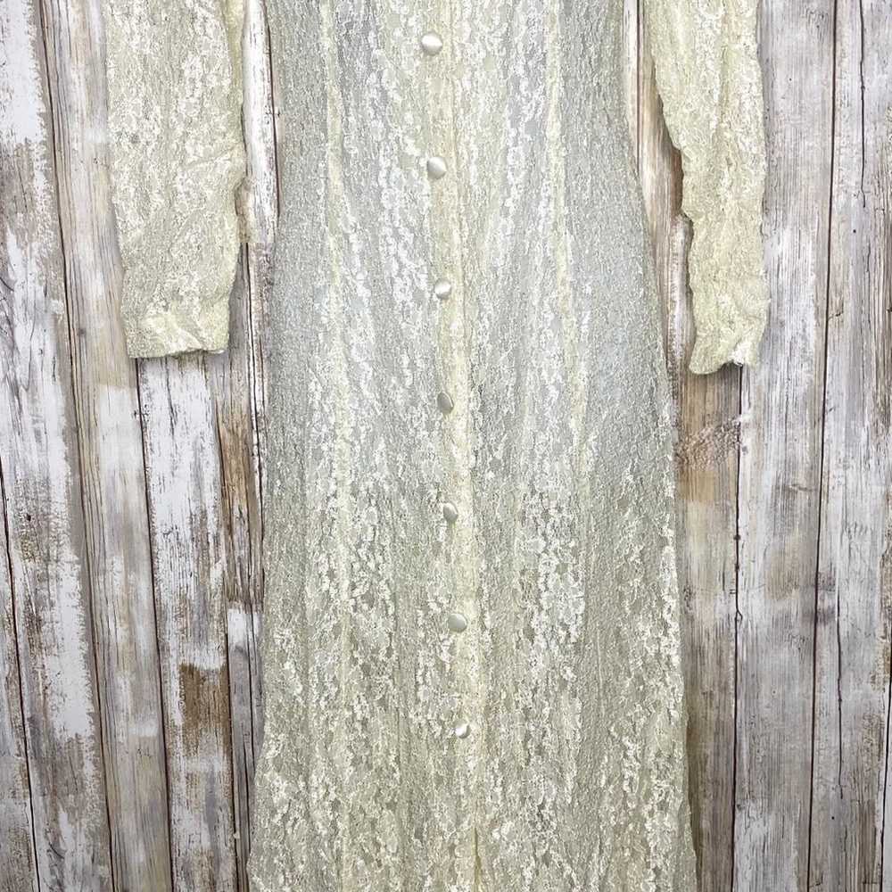 Vintage Dawn Joy Dress Fashions Size 10 Lace Cott… - image 2