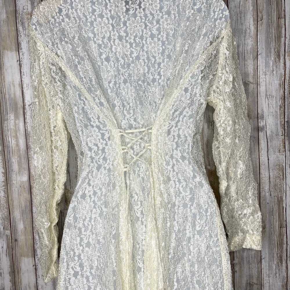 Vintage Dawn Joy Dress Fashions Size 10 Lace Cott… - image 8