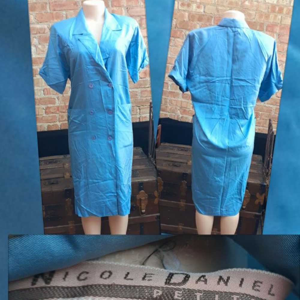 Vintage Nicole Daniel Silk Midi Dress 10 - image 1