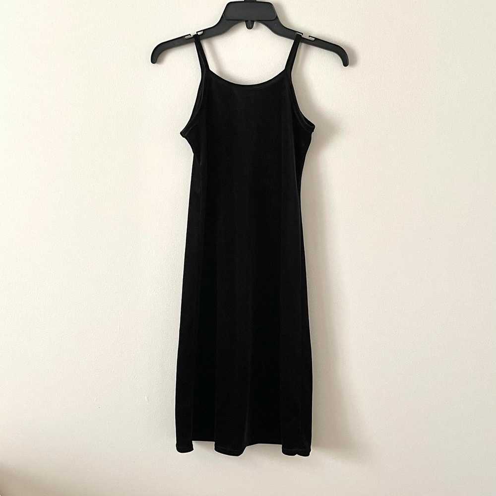 Vintage Black Velvet Dress - image 1