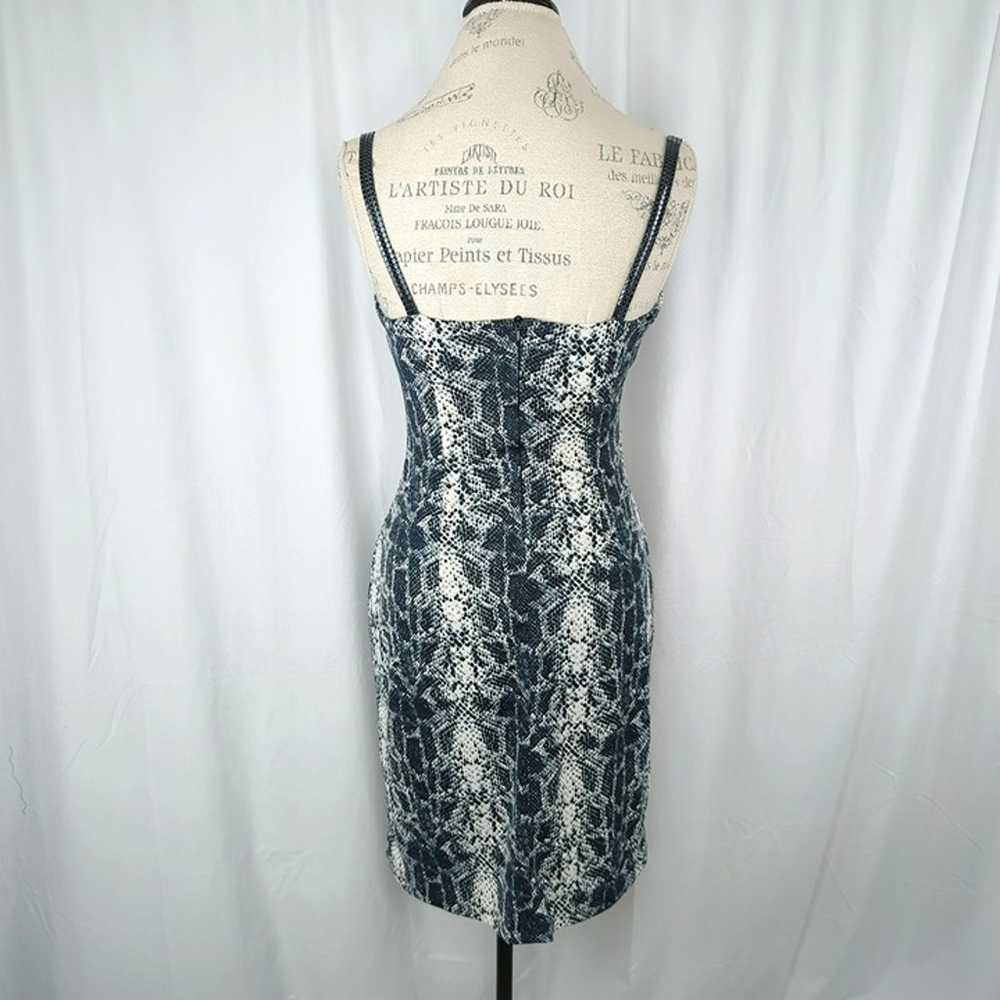 Vintage Womens Dress Medium Snake Black Short Par… - image 7