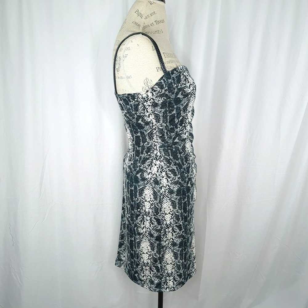 Vintage Womens Dress Medium Snake Black Short Par… - image 8