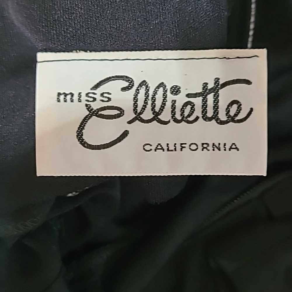 Miss Elliette California Vintage 60s Black  Cockt… - image 10