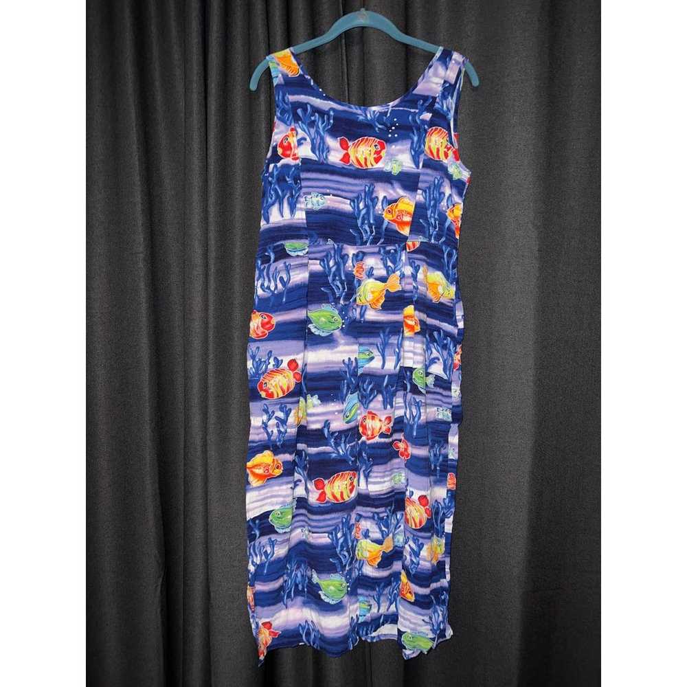 Vintage Jams World Sleeveless Dress Size Medium F… - image 3