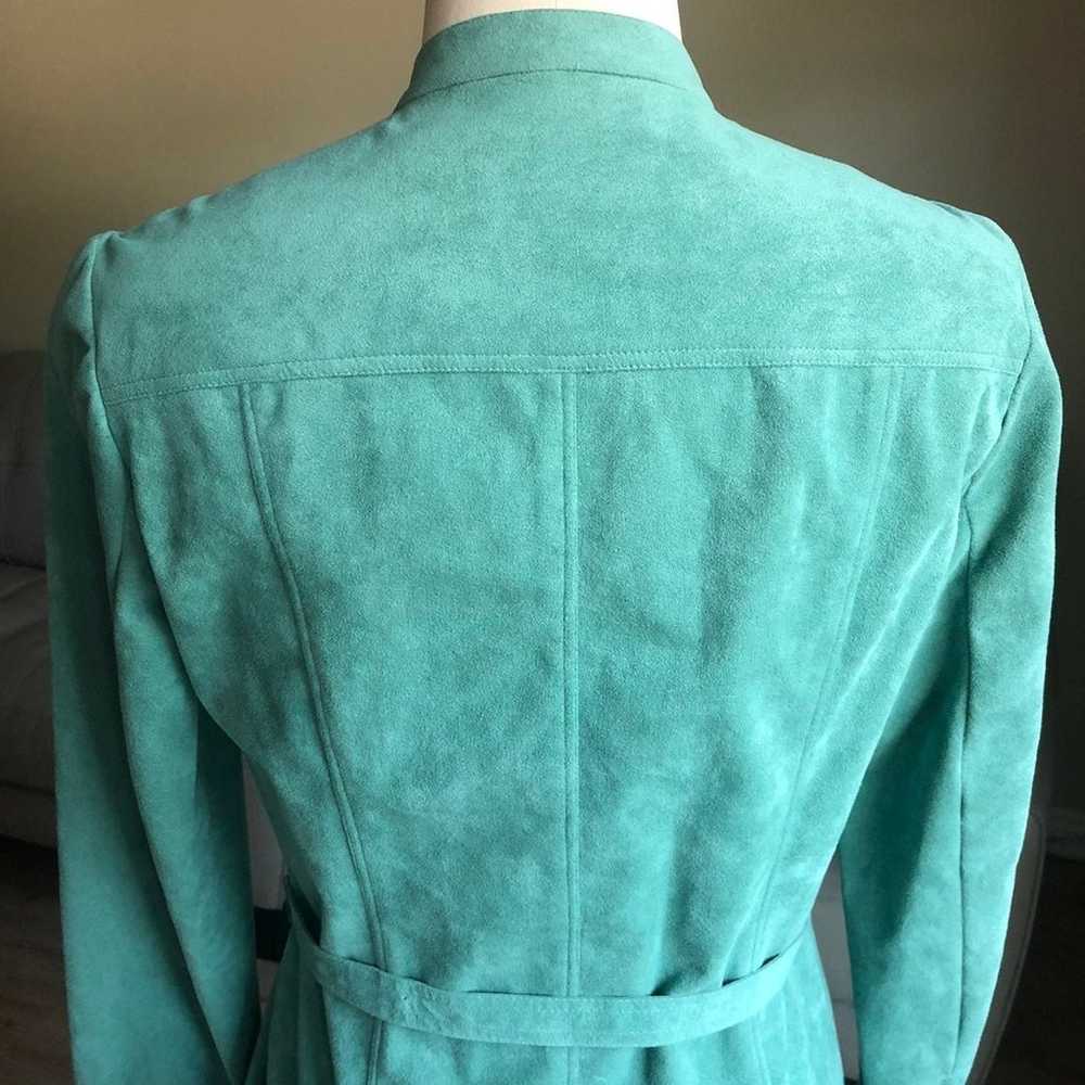 Vintage Roth- Le Cover Ultra Suede Green Dress | … - image 10