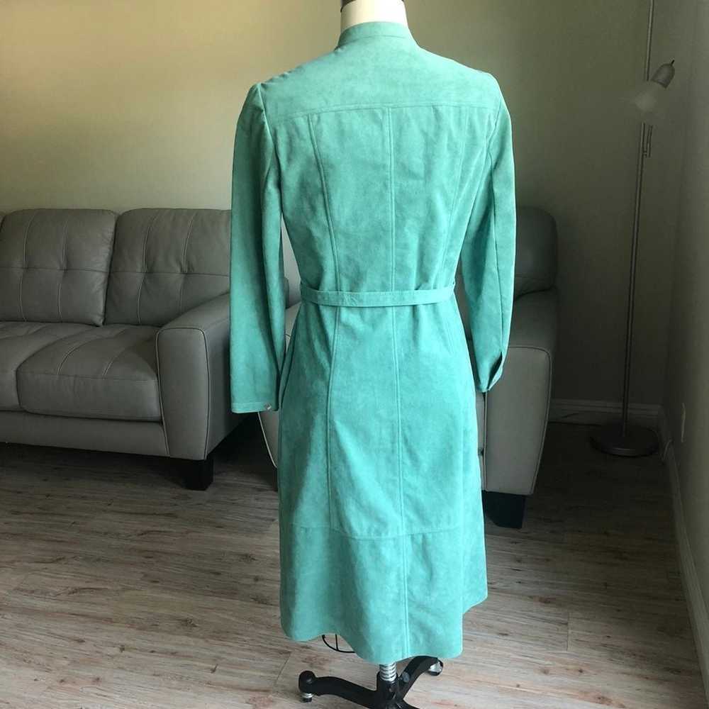 Vintage Roth- Le Cover Ultra Suede Green Dress | … - image 11