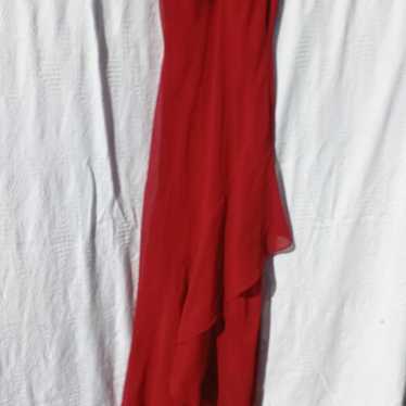 Red Flamenco Prom Dress - image 1