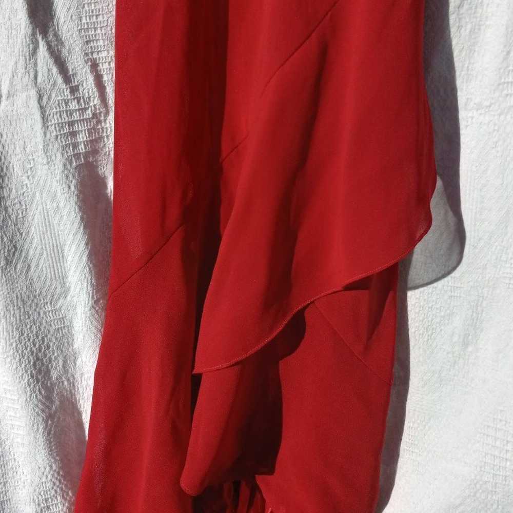 Red Flamenco Prom Dress - image 3