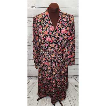 Vintage Nancy Crystal Floral Dress Size 8 - image 1