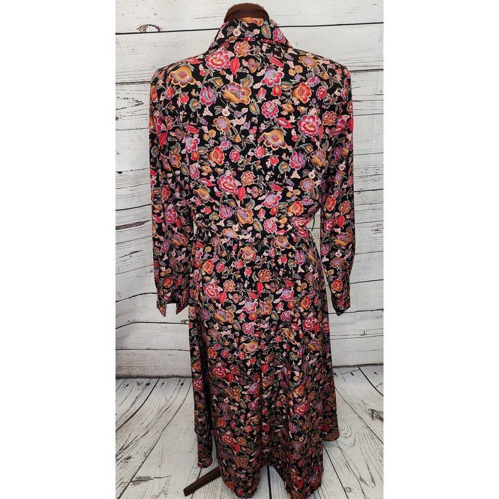 Vintage Nancy Crystal Floral Dress Size 8 - image 3