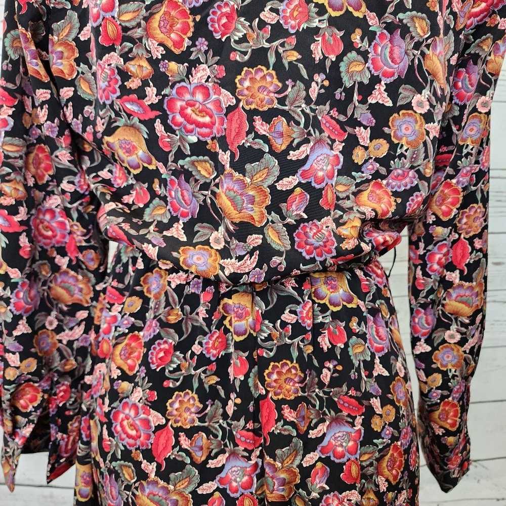 Vintage Nancy Crystal Floral Dress Size 8 - image 6