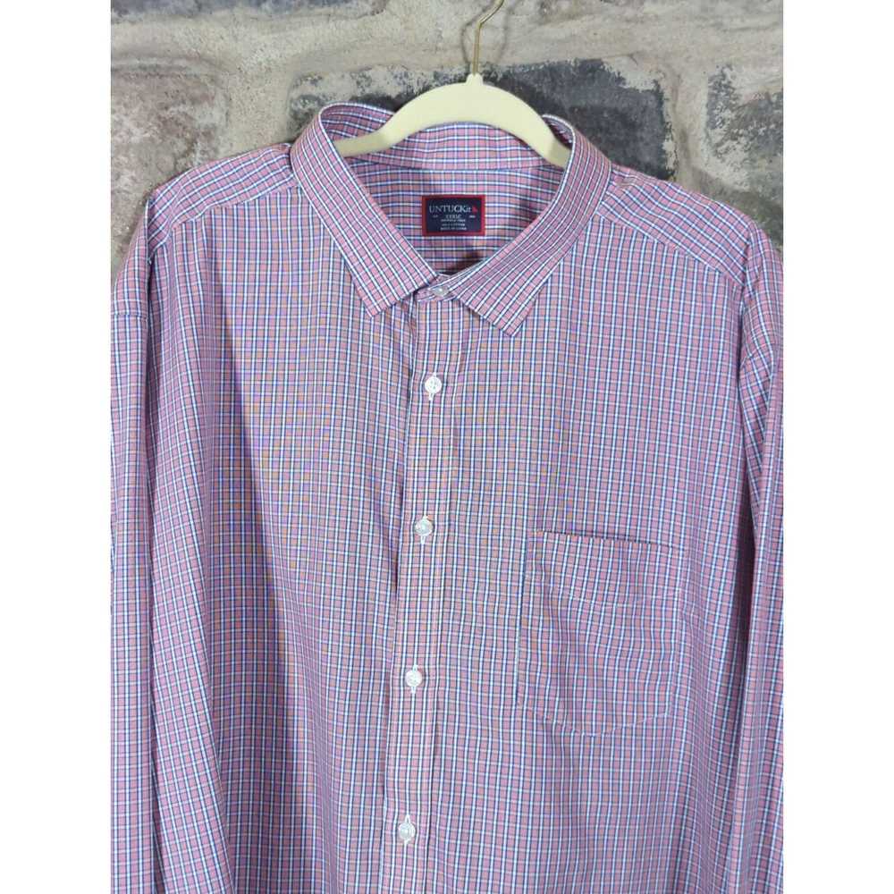 UNTUCKit Untuckit Shirt Men's XXXLC Plaid Wrinkle… - image 2