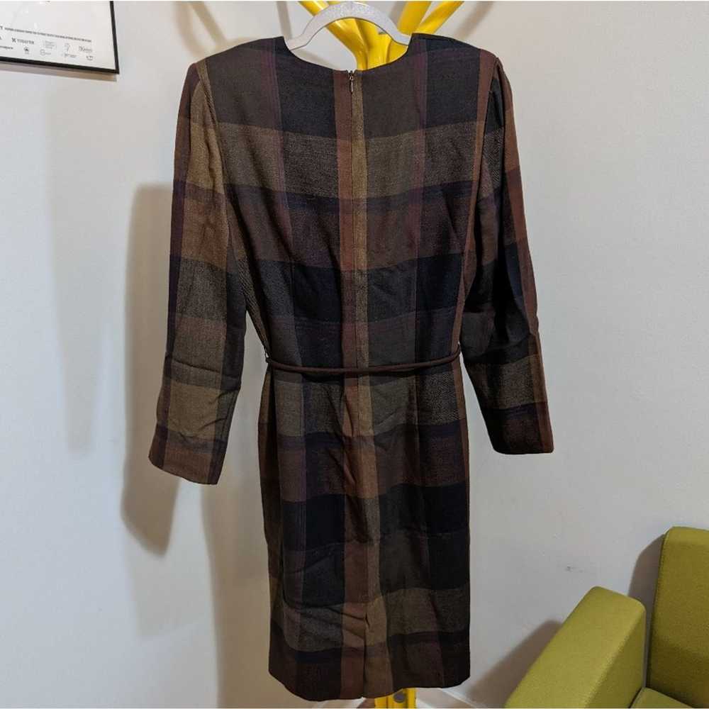 Vintage David Warren plaid dress - image 2