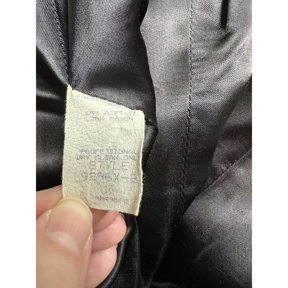 Vintage Victor Costa Saks Fifth Ave. Black Velvet… - image 10