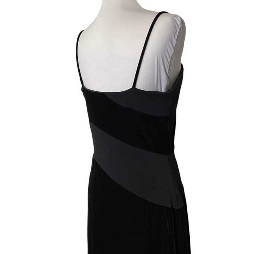 Vintage La Nuit Dress Long Formal Cocktail Velvet… - image 6