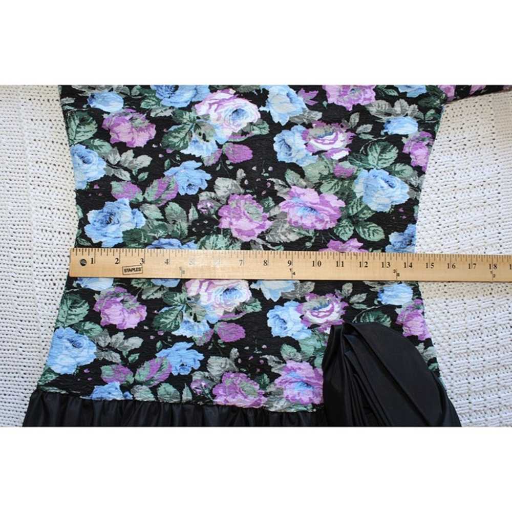 Vtg retro Huey Waltzer for Darcy mini dress flora… - image 4