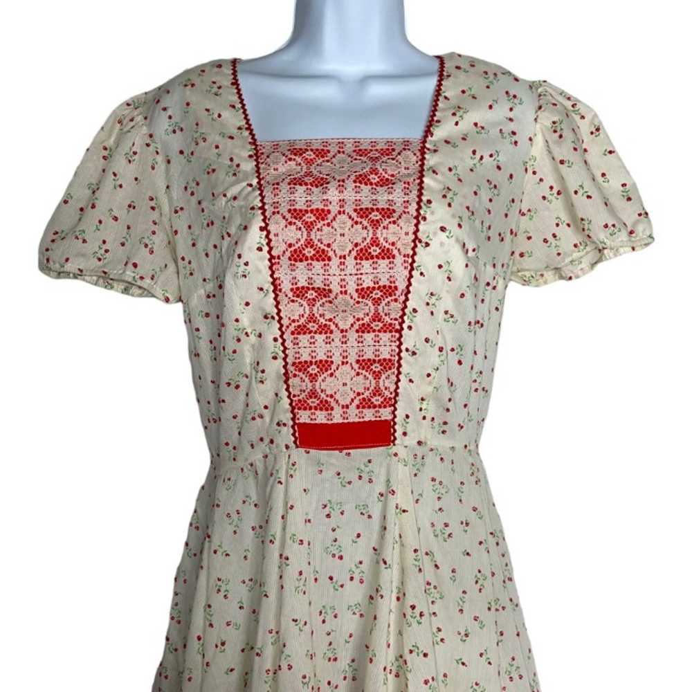 Vintage Kate Schorer Square Dance Dress Womens M … - image 2