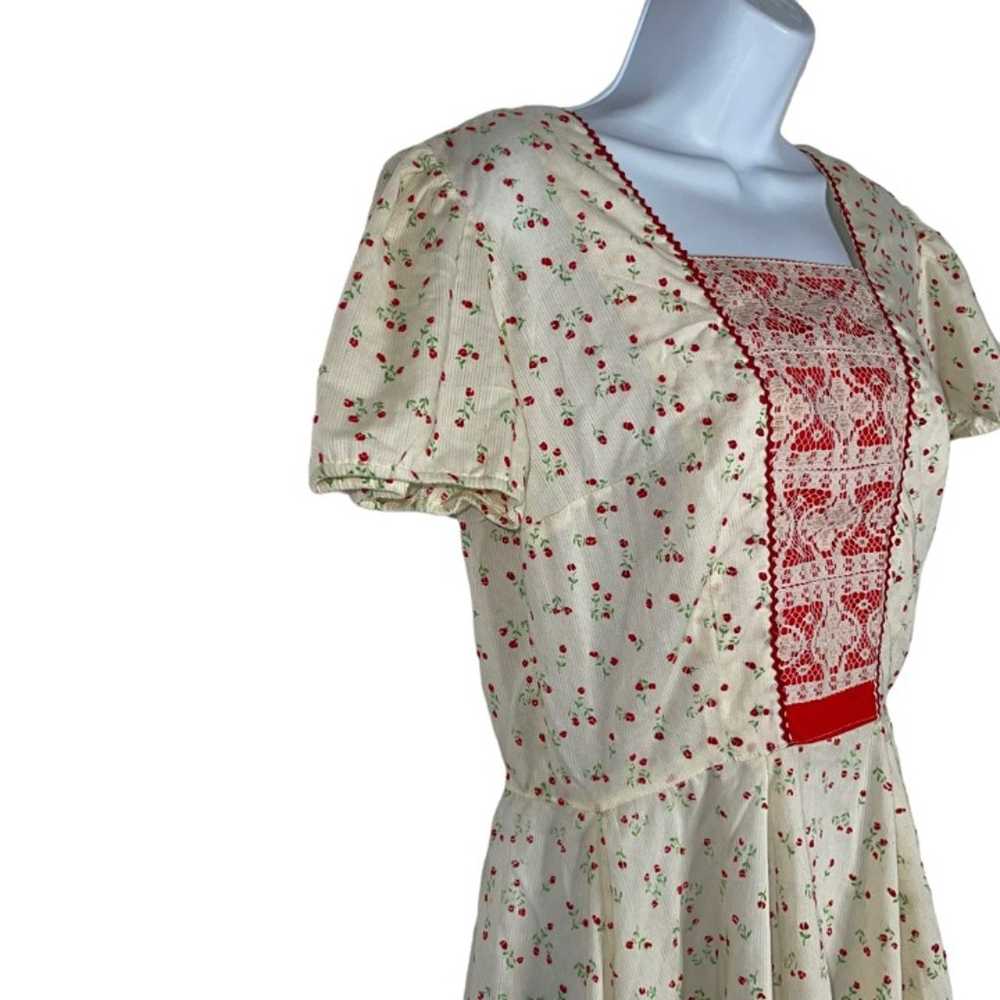 Vintage Kate Schorer Square Dance Dress Womens M … - image 3